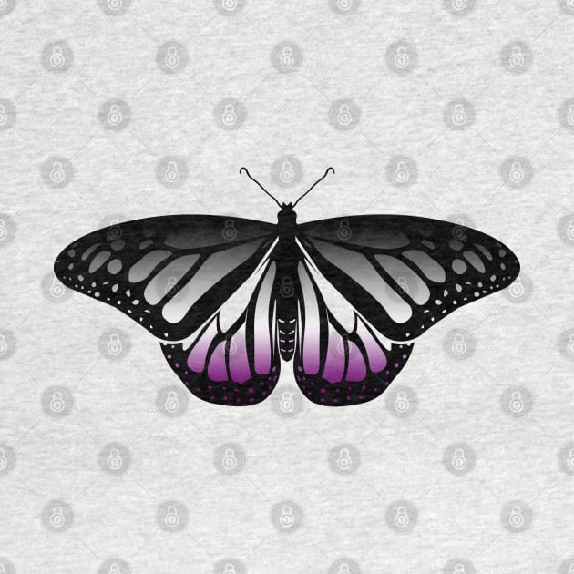 Asexual Pride Butterfly by brendalee